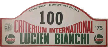 Critérium International "Lucien Bianchi" 10-11 Mai 1975